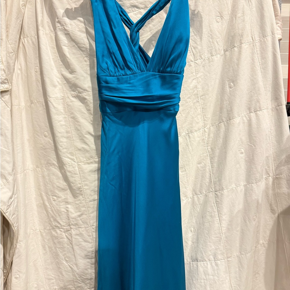 Nicole Miller Blue Maxi Dress